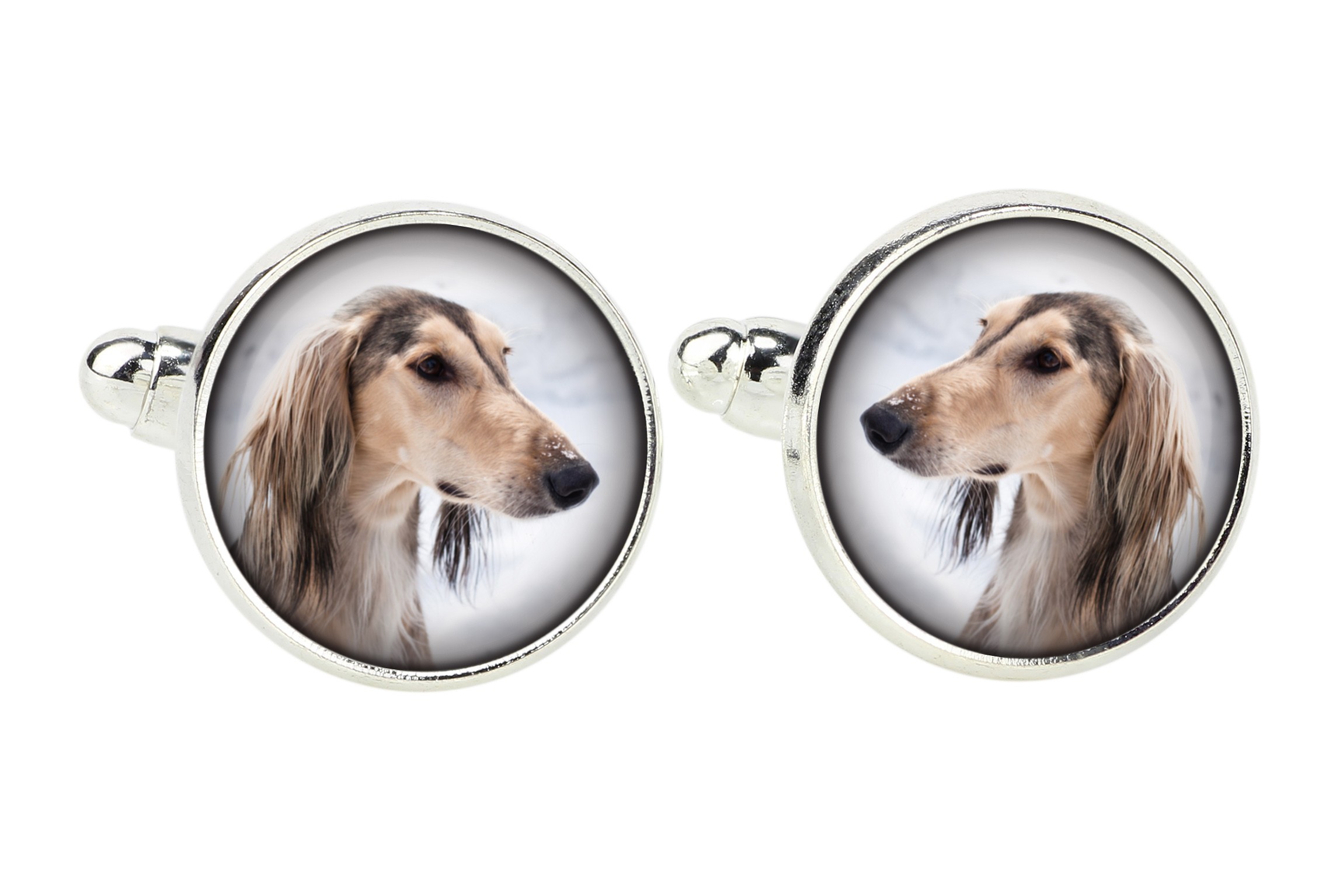 

Saluki Spinki do mankietów z Twoim zdjęciem foto