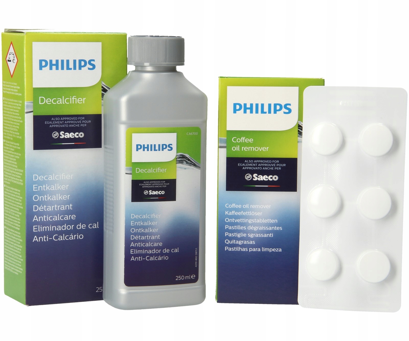 

Tabletki czyszczące CA6704/10 Odkamieniacz 250ml