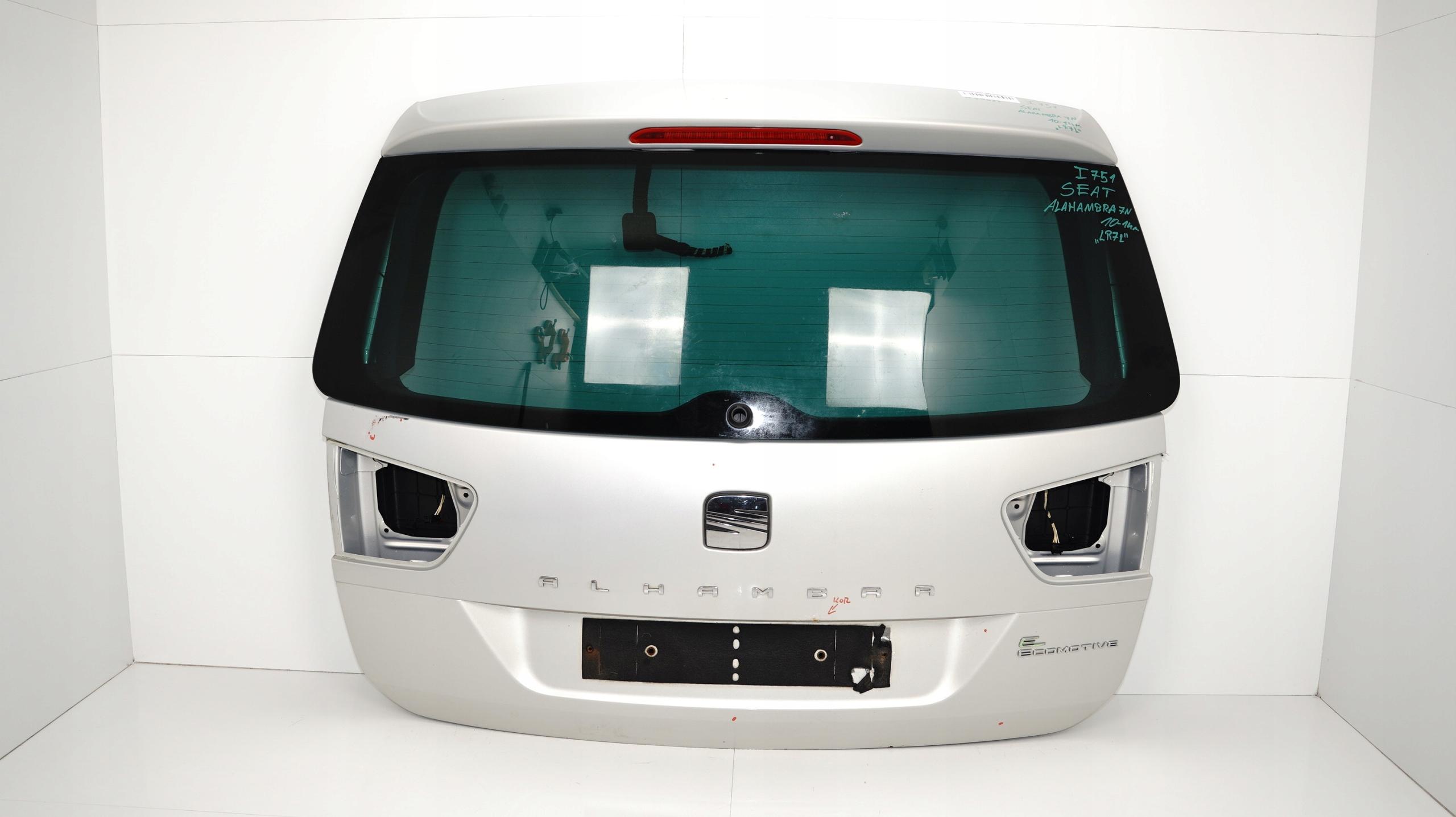 KLAPA BAGAŻNIKA TYŁ SEAT ALHAMBRA 7N 10-14R LR7L