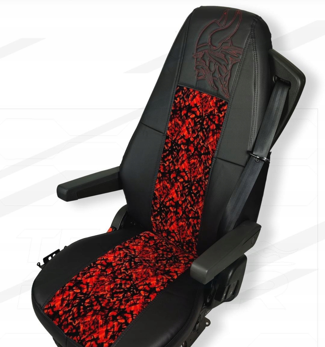 Pokrowce na fotele Volvo FH5 z duńskim pluszem