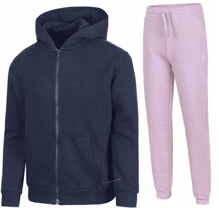 4F Ocieplany Dziewczęcy Dres Komplet Bluza Spodnie rozm 158