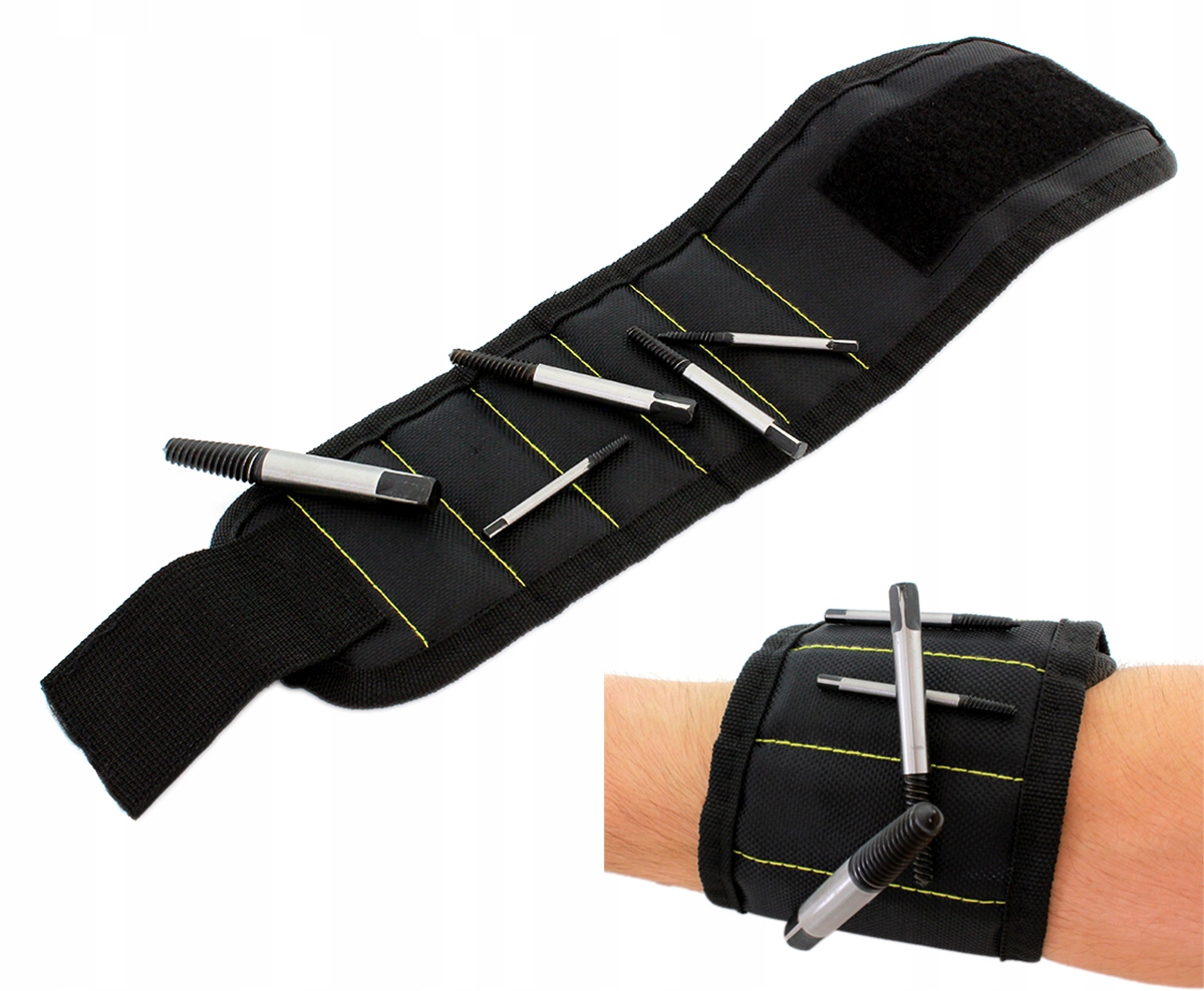 OPASKA MAGNETYCZNA NA NADGARSTEK RĘKĘ MAGNES ORGANIZER NA NARZĘDZIA Mega