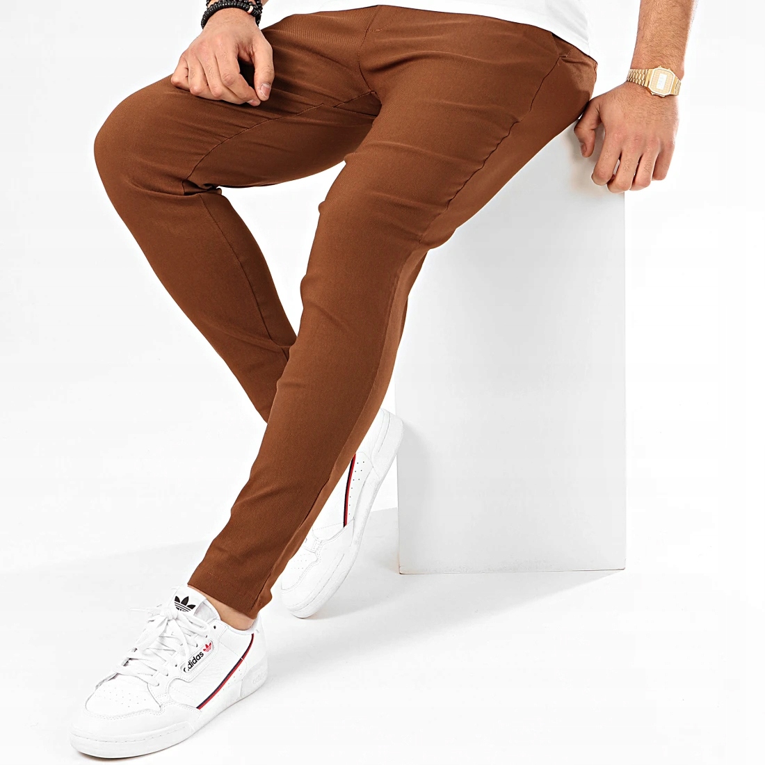 Pánské kalhoty Fr Paris Casual, přiléhavé, elastické