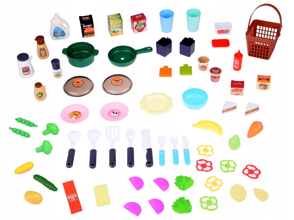 KUCHNIA INTERAKTYWNA WODA W KRANIE ŚWIATŁO DŹWIĘK Materiał plastik