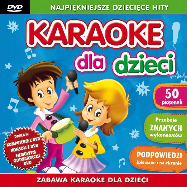 NAJPIĘKNIEJSZE Karaoke dla Dzieci + MIKROFON LED Marka inna