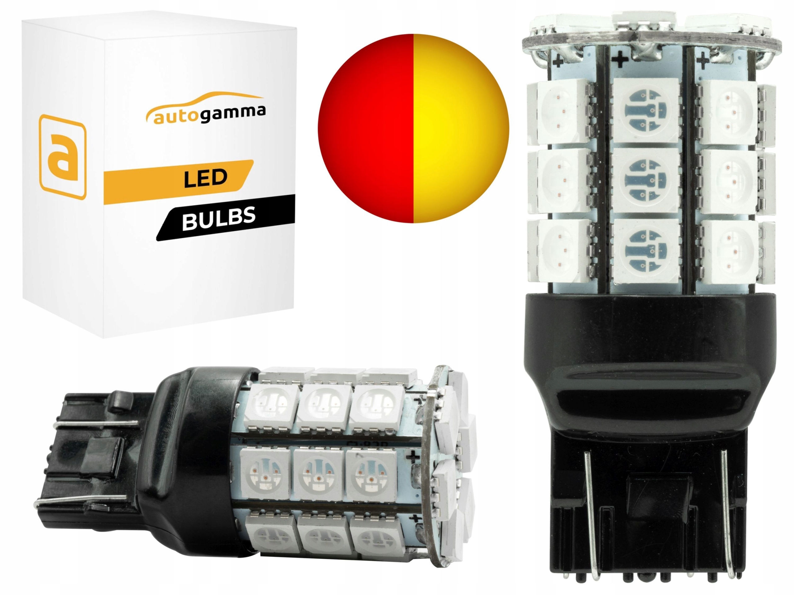 

Żarówka Led W21/5W WY21/5W 7443 Canbus Dual Color