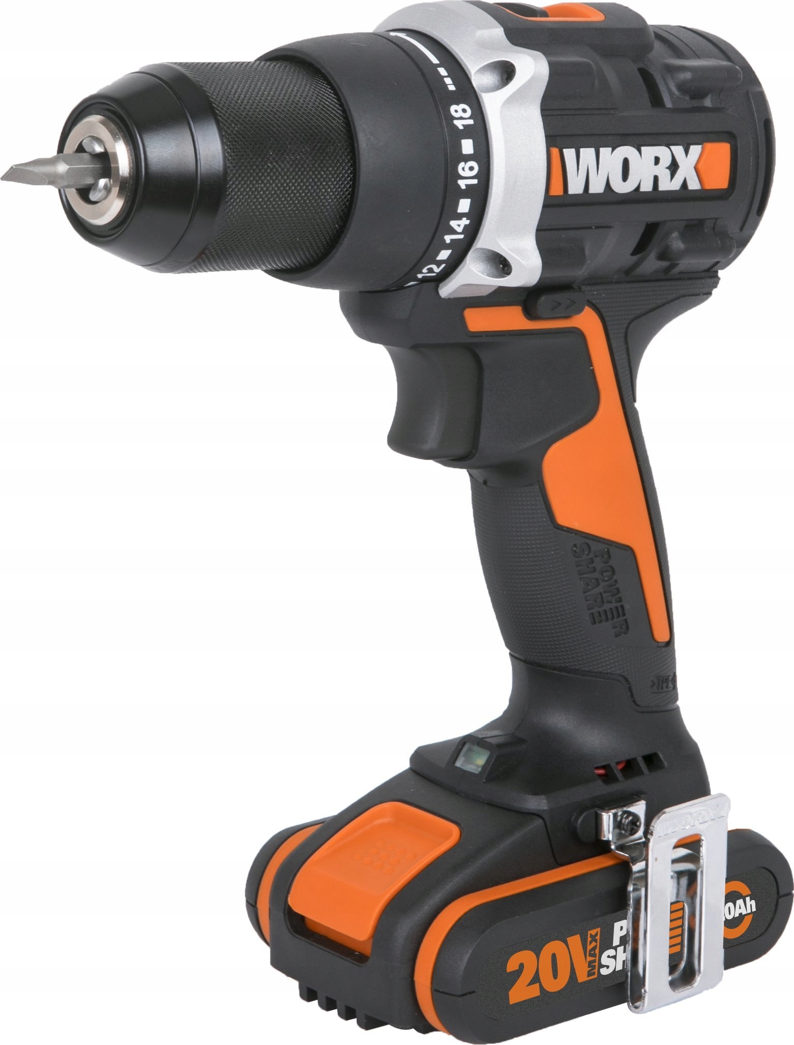 Wiertarko-wkrętarka Worx WX102 20 V 2 x akumulator 2 Ah