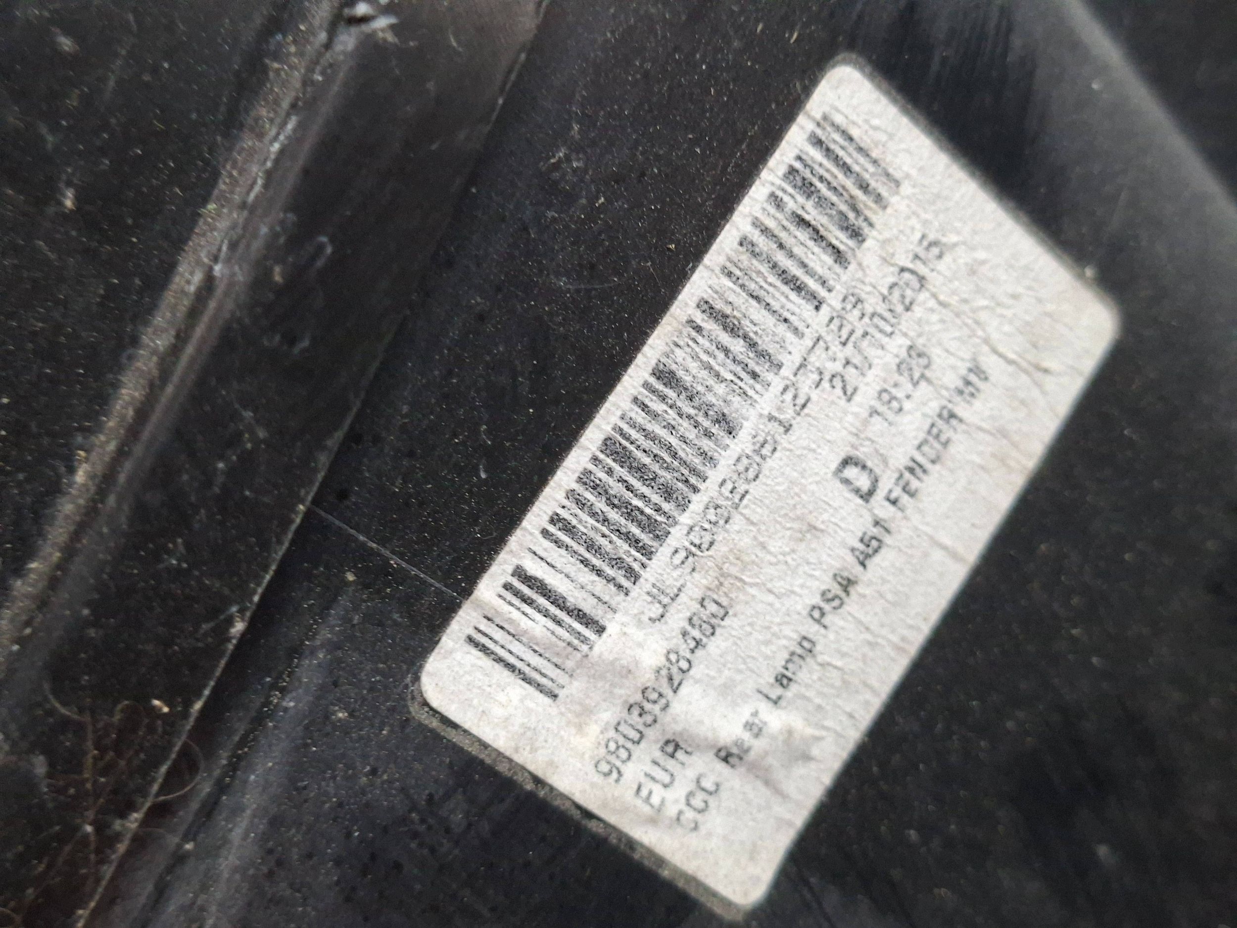 light rear right 9803928480 CITROEN C3 II LIFT 2013