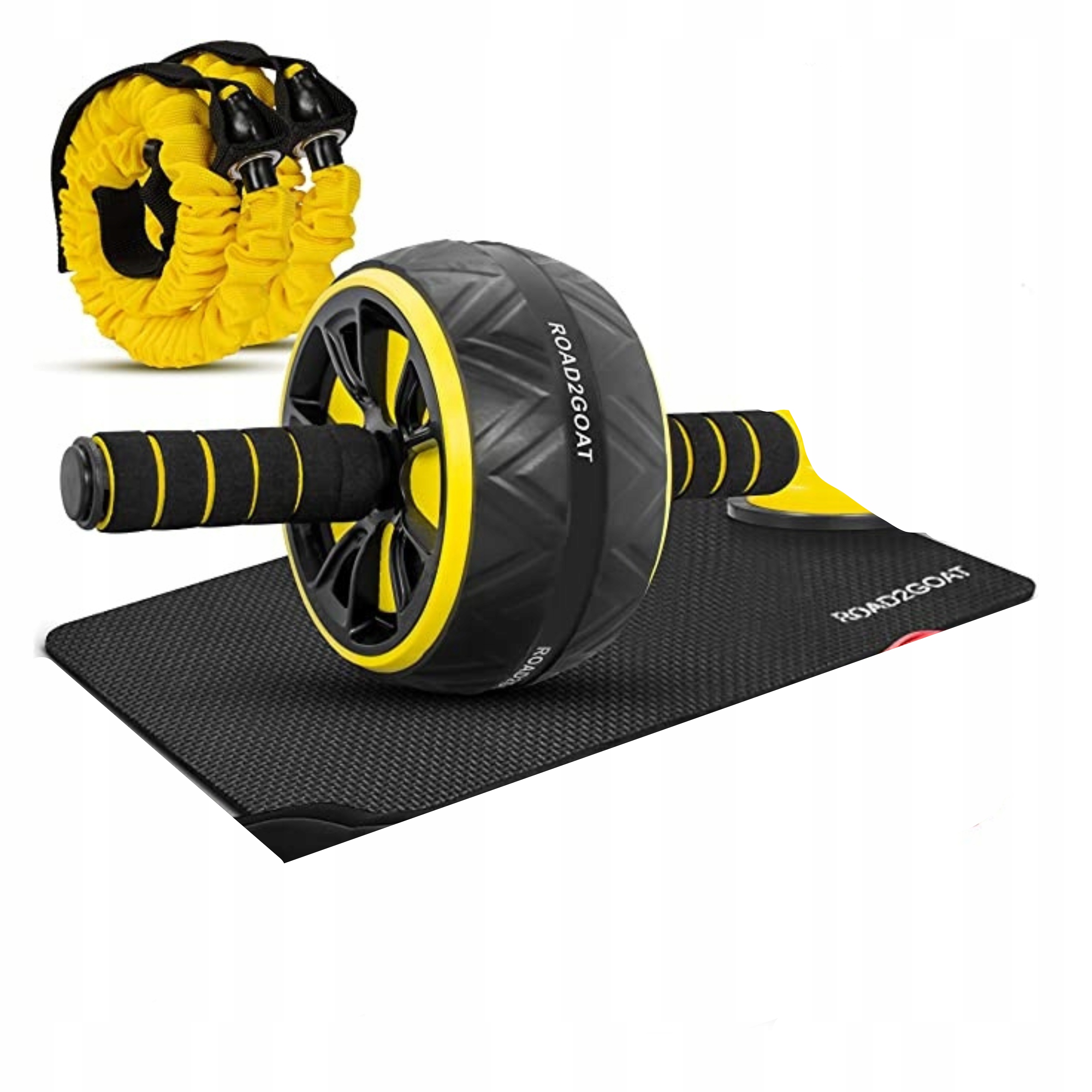 Sada pro trénink Roller Kolečko pro cvičení Břišních Svalů Ready2Goat