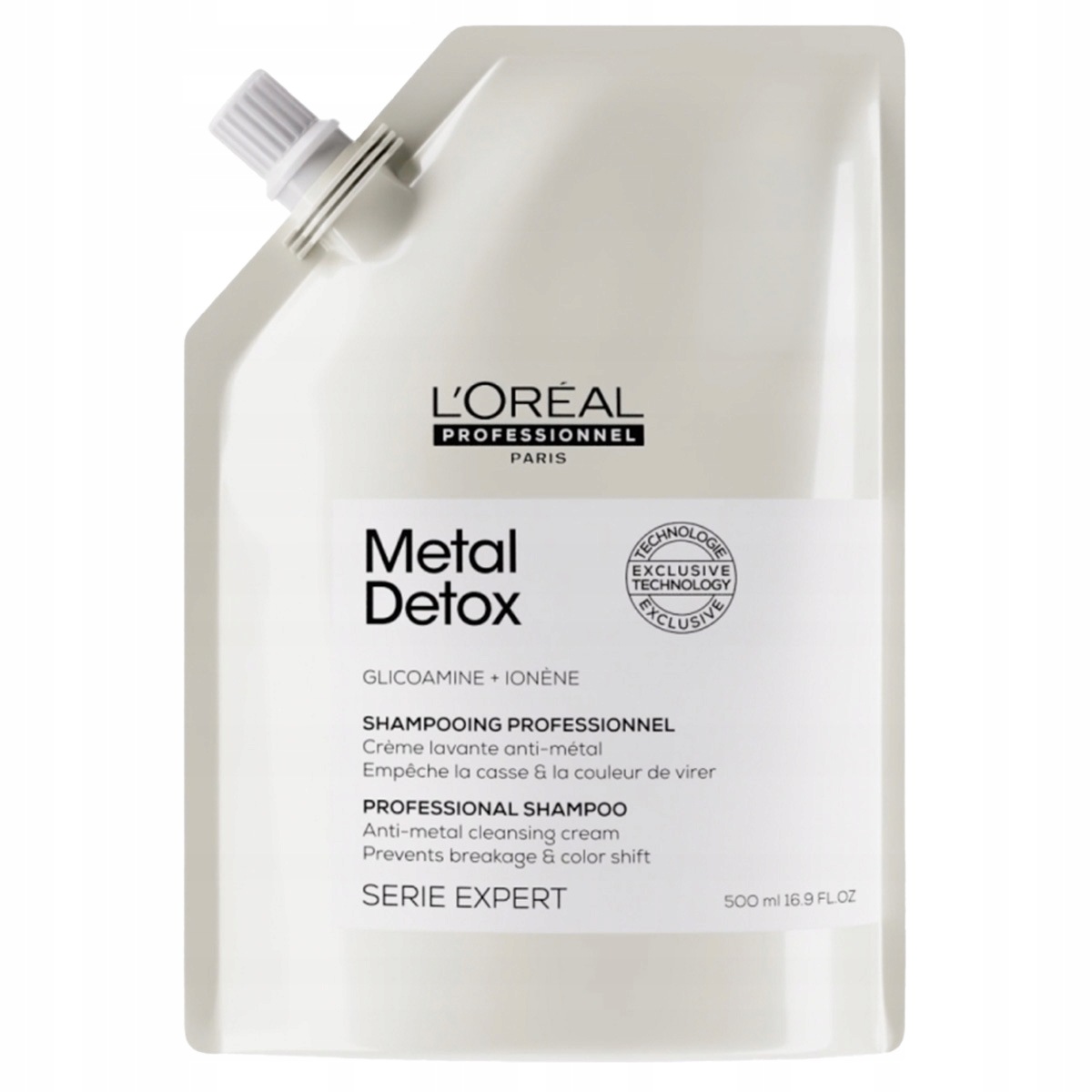 L'Oréal Metal Detox refill šampon neutralizující kovy 500 ml
