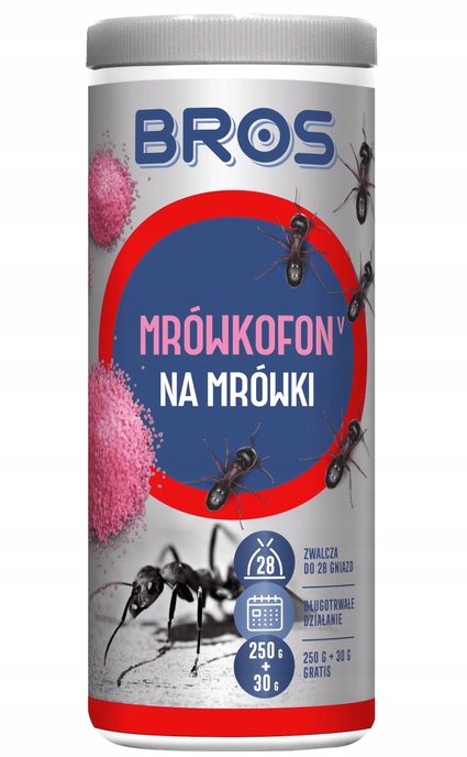 

Bros Mrówkofon Granulat Zwalcza Mrówki 250G+30G