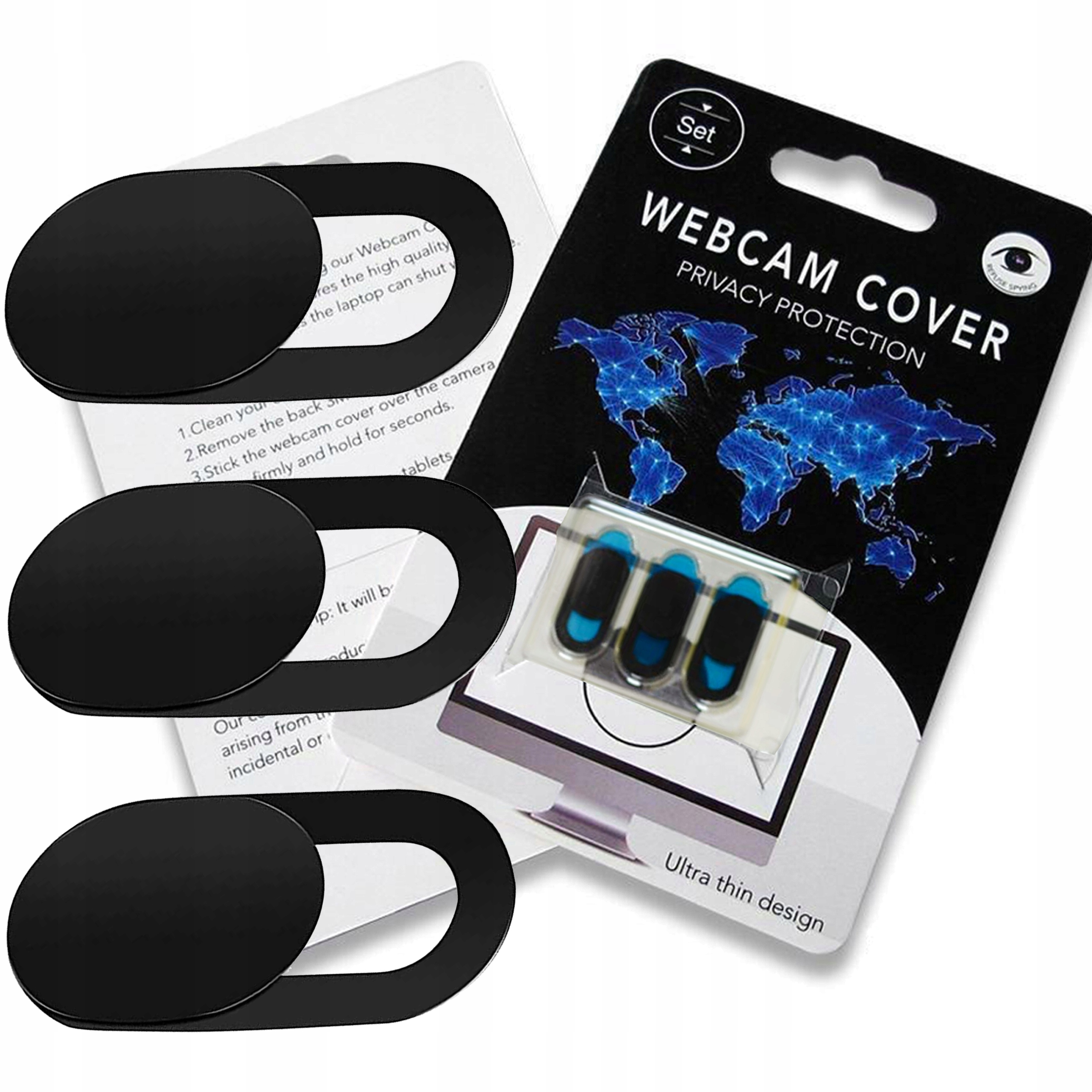 3 x ZAŚLEPKA ZASŁONKA DO KAMERKI KAMERY LAPTOPA Kod producenta brak