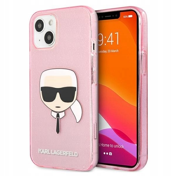 Karl Lagerfeld KLHCP13SKHTUGLP iPhone13 mini 5,4" różowy/pink hardcase