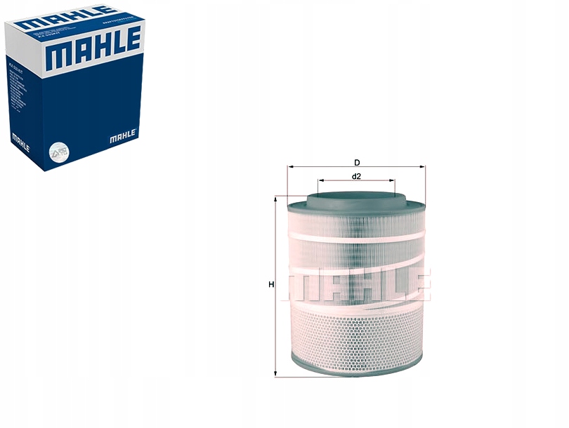 ФІЛЬТР ПОВІТРЯ [MAHLE] 
