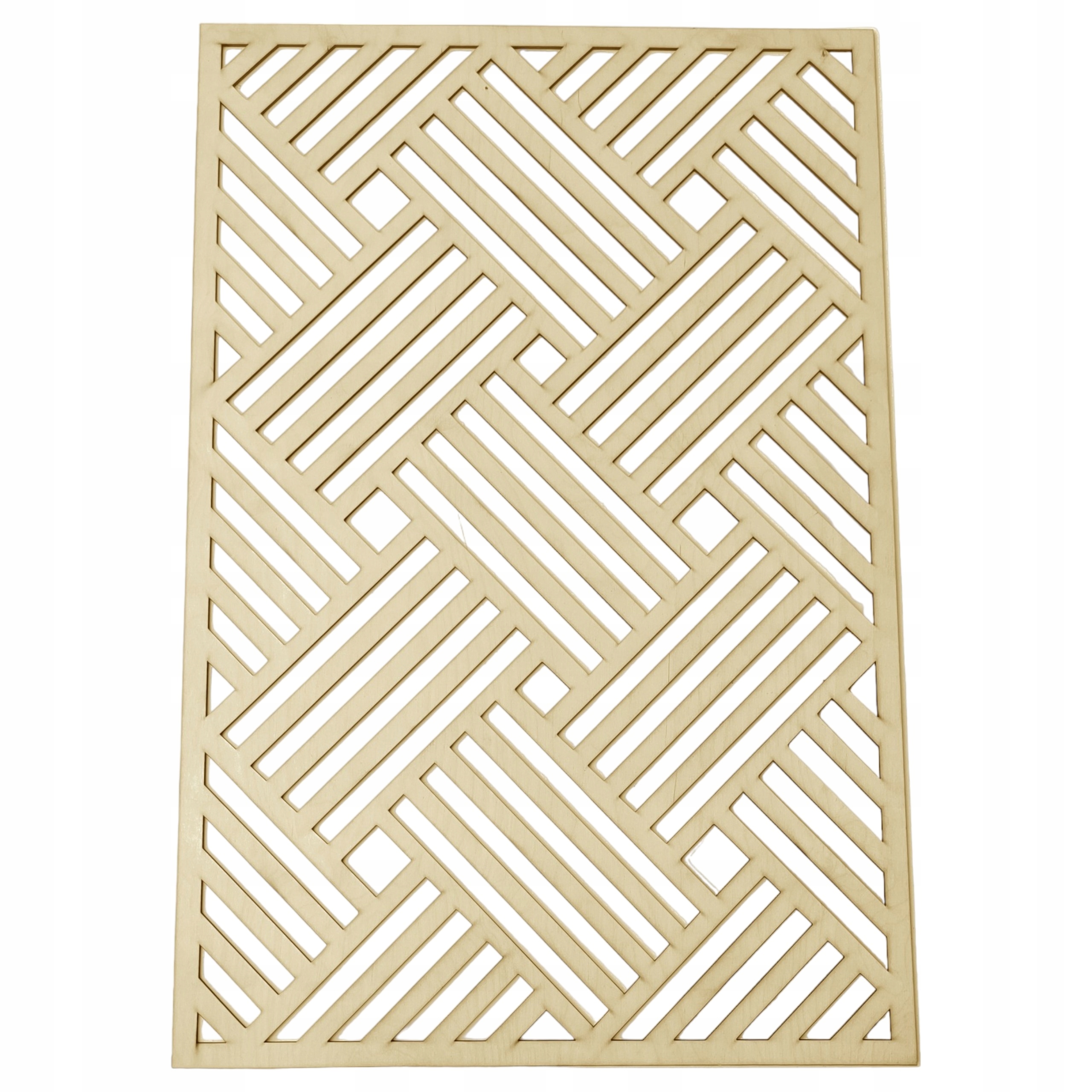 Geometrická dekorace Dřevěný panel pro obklady 89 x 59 cm Na Míru