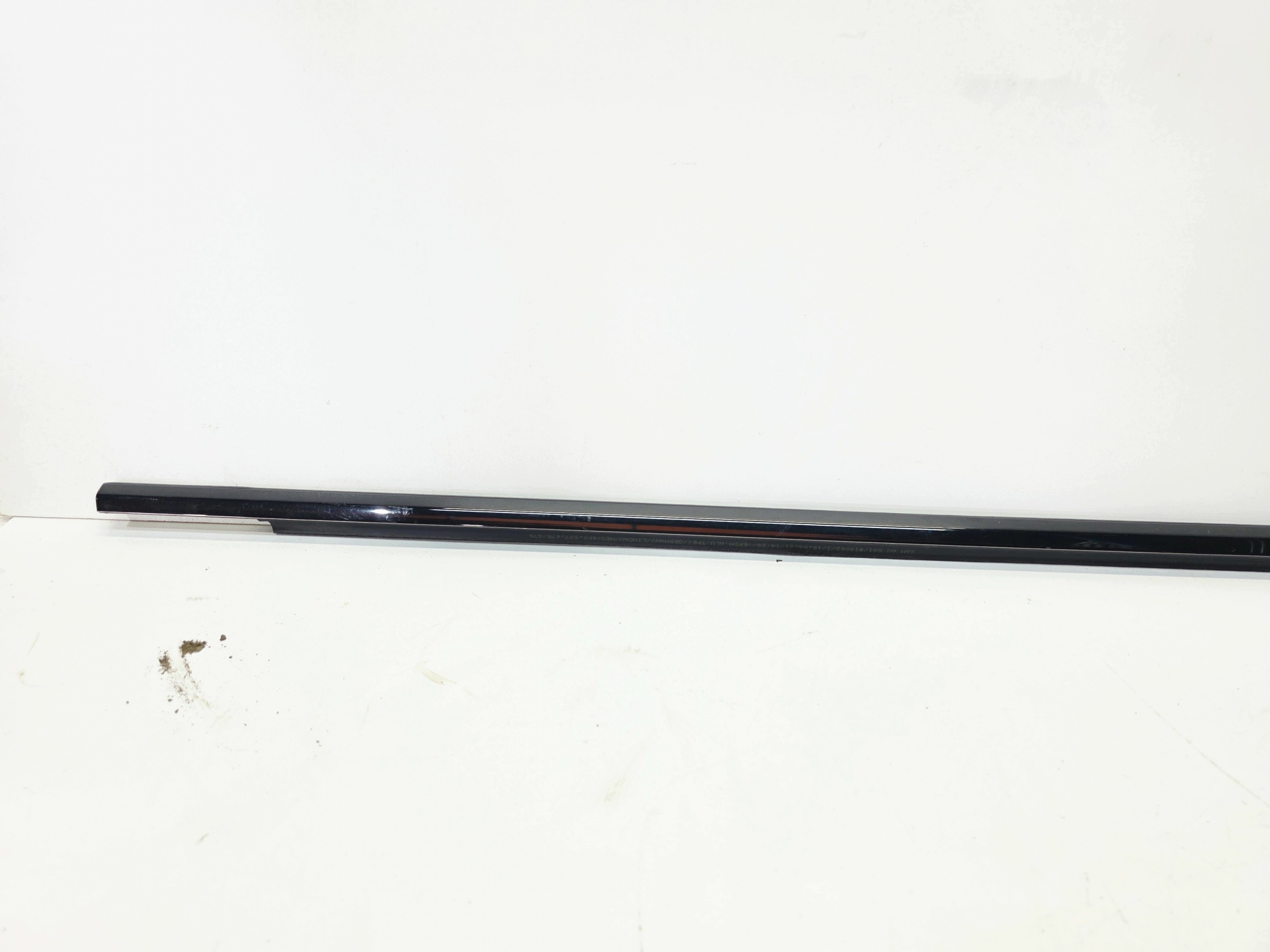 moulding door black POLYSK right front AUDI A6 C8 4K0837476A T94