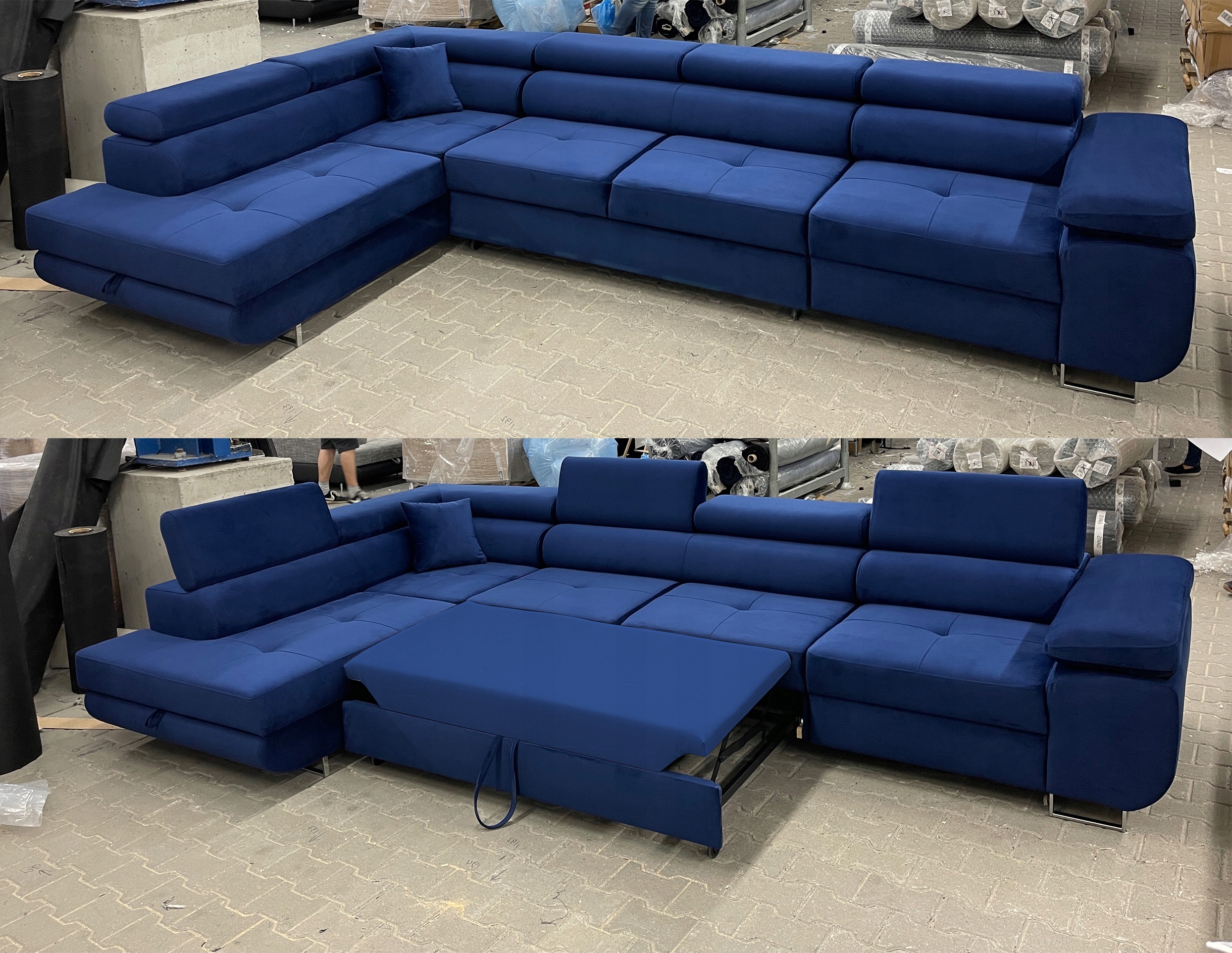 

Duży Narożnik Do Salonu Wild Maxi 350 cm Spanie