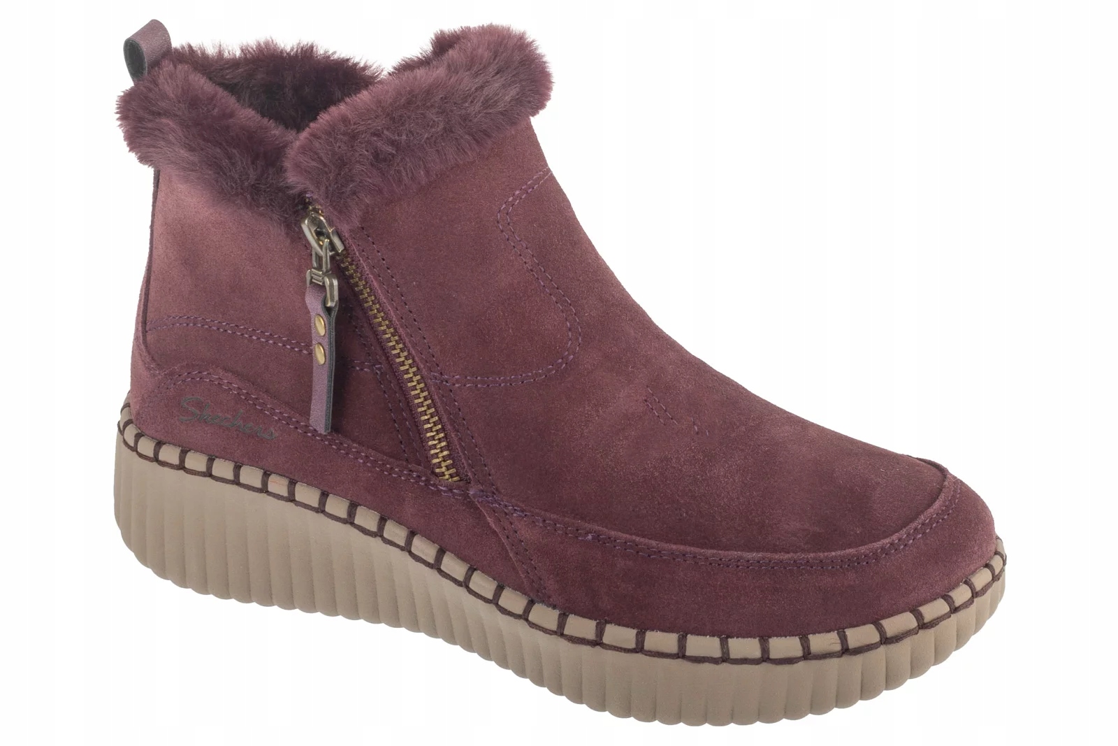 Skechers Wilshire Blvd Fresh Zip 168108-WINE