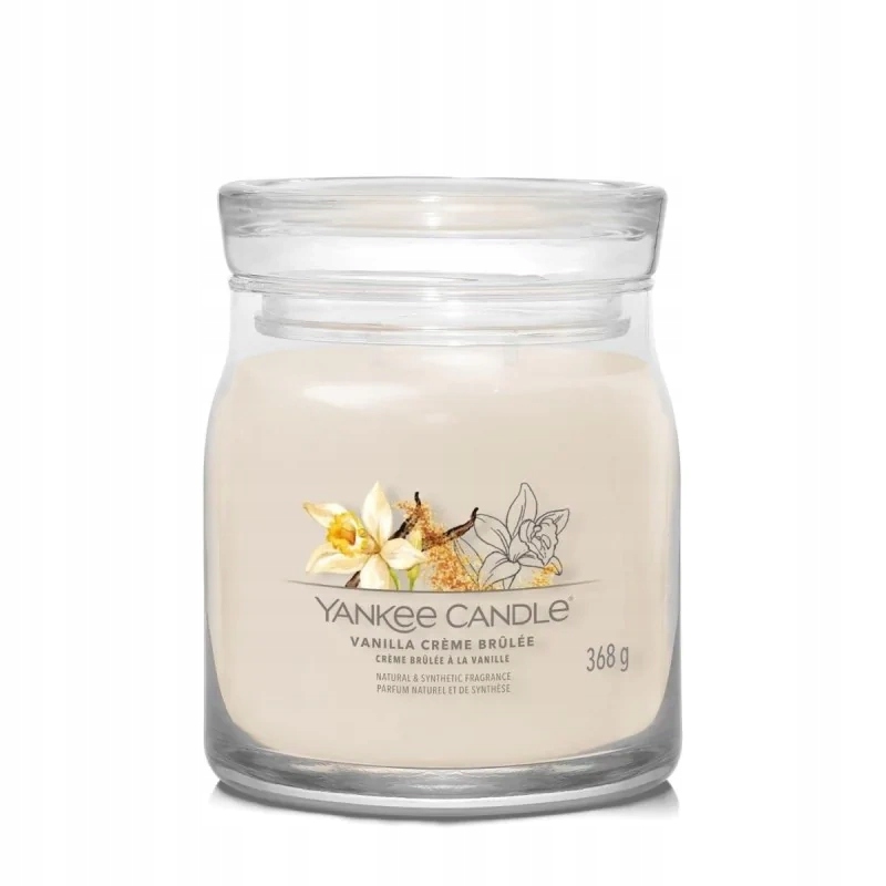 Yankee Candle Vanilla Creme Brulee sójová svíčka se dvěma knoty 368 g