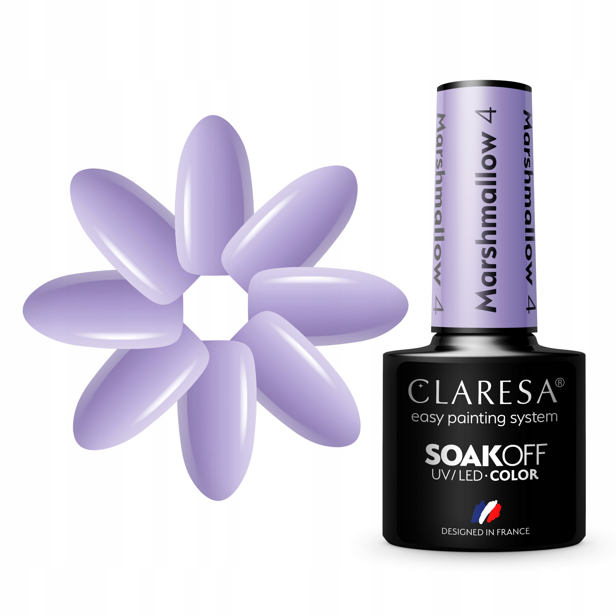 

Claresa Fiolet Lakier Hybrydowy 5ml Marshmallow 4
