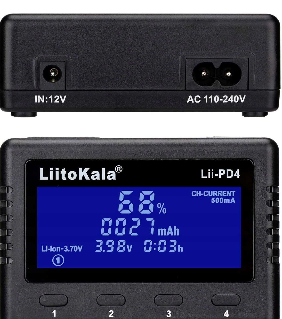 Ładowarka akumulatorów LiitoKala Lii-PD4 Li-Ion AA Marka LiitoKala
