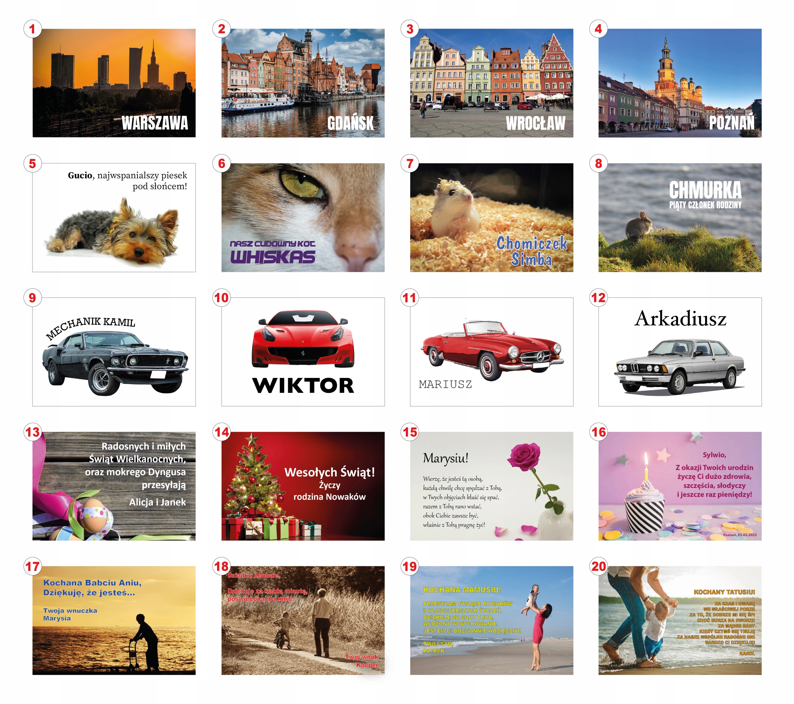 MAGNES REKLAMOWY Z TWOIM NADRUKIEM PREZENT 50 SZT Stan opakowania oryginalne