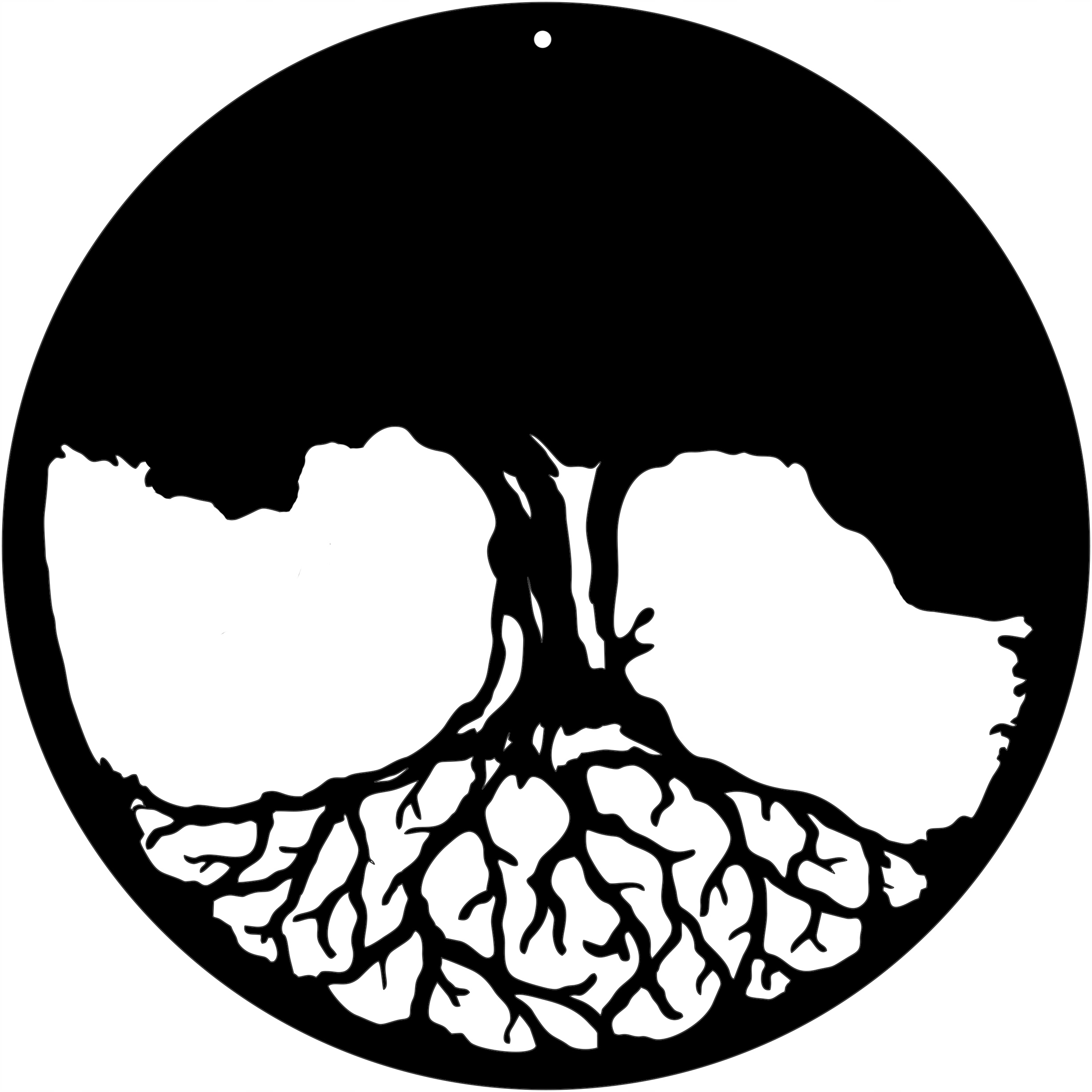 OBRAZ AŻUROWY DEKORACJA DRZEWO ŻYCIA CHROBOTEK 20c