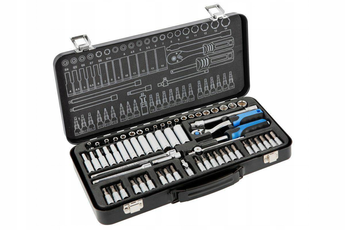 HOEGERT ZESTAW KLUCZY 63el. uniwersalny