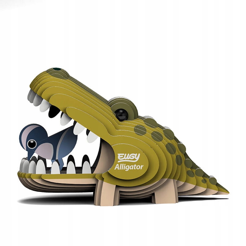 Aligator Eugy. Eko Układanka Puzzle 3D.