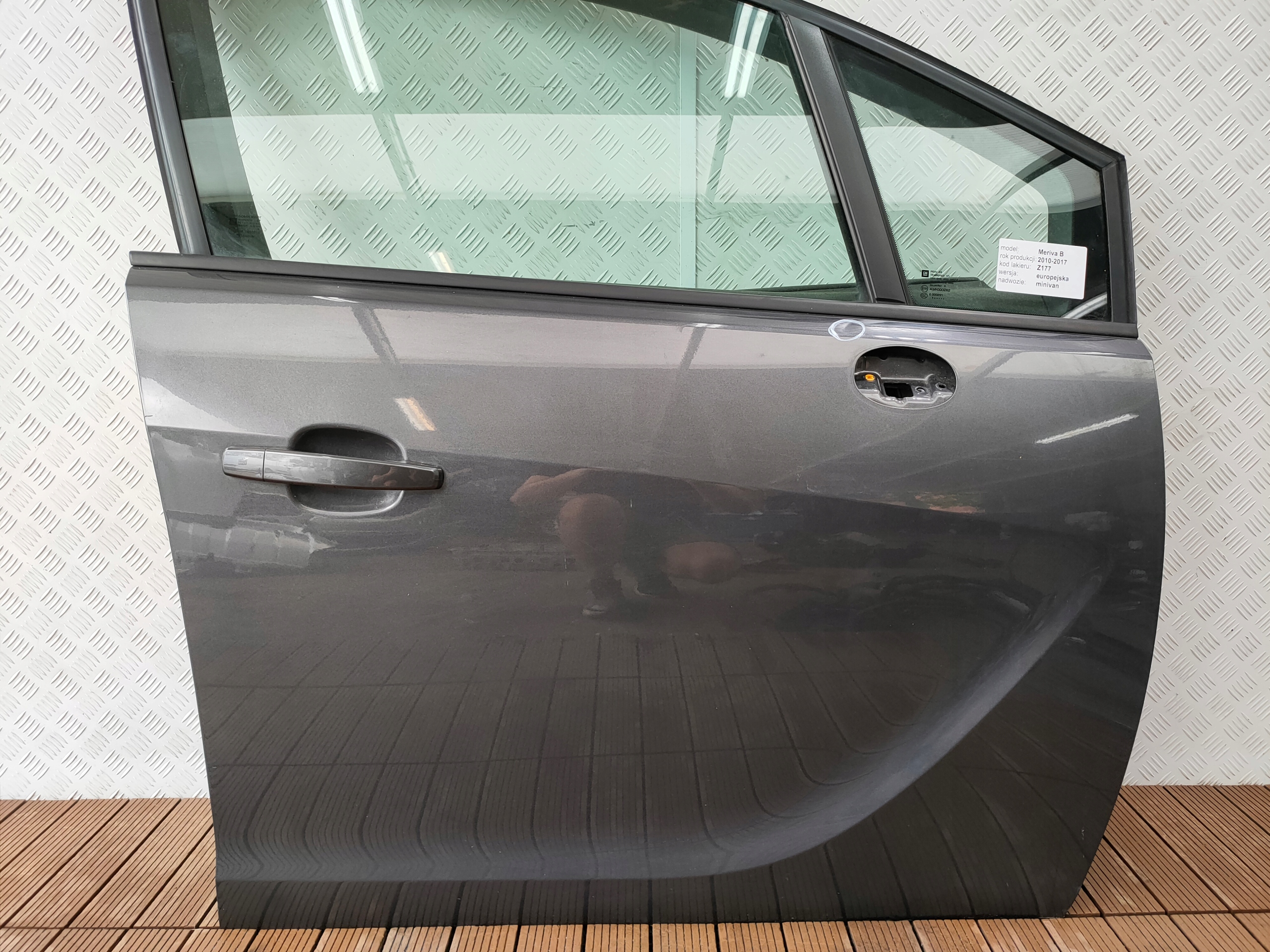 OPEL MERIVA B 10-17 door front right front colour Z177 original