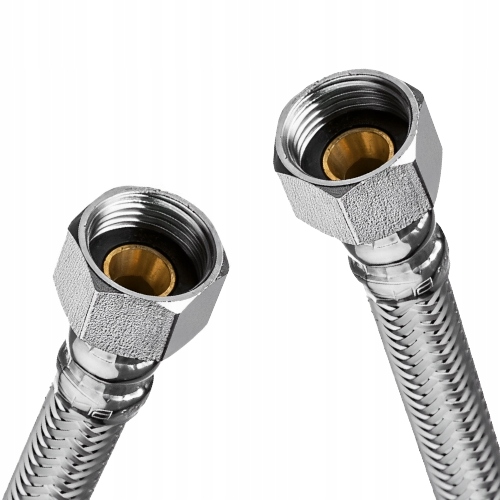 WĘŻYK 100CM DO BATERII W OPLOCIE STALOWYM 3/8''