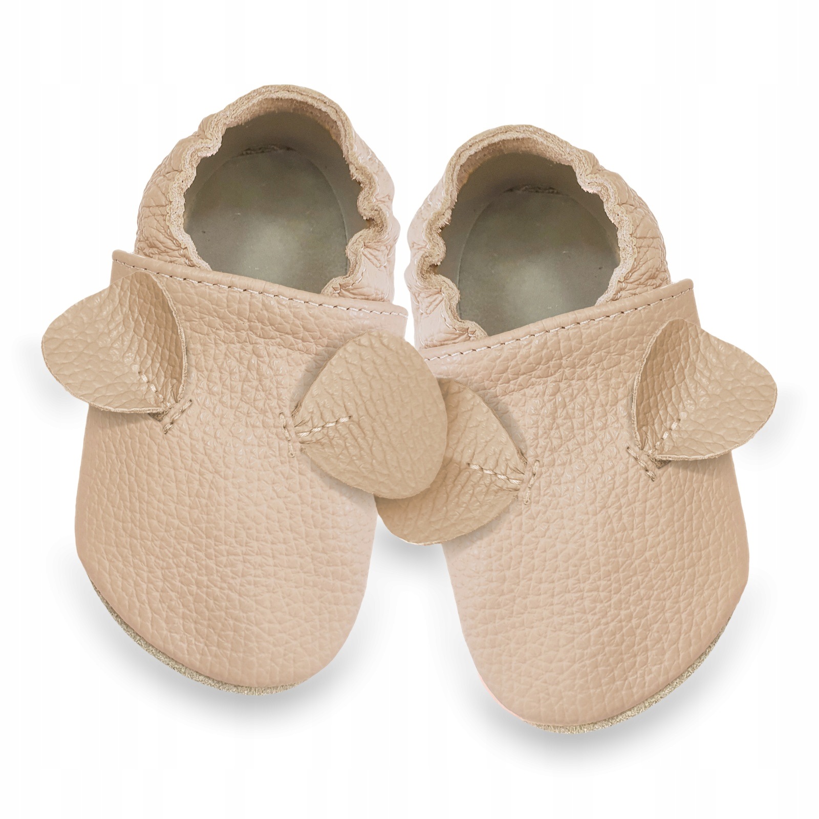 Kapcie barefoot skórzane dziecięce Funky Monkey Pro Uszka 24-25