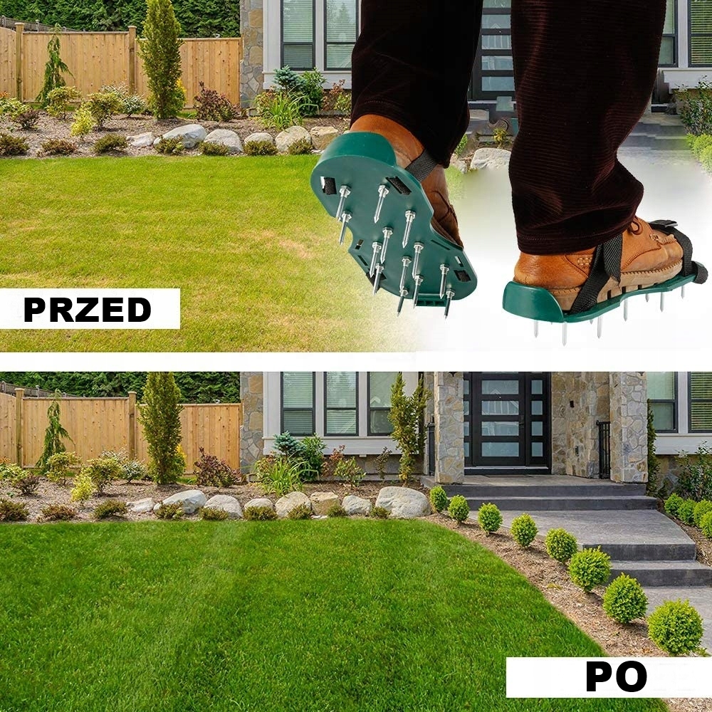 AERATOR DUŻE KOLCE BUTY DO NAPOWIETRZANIA AERACJA TRAWY OGRODU PREZENT 24H Marka inna