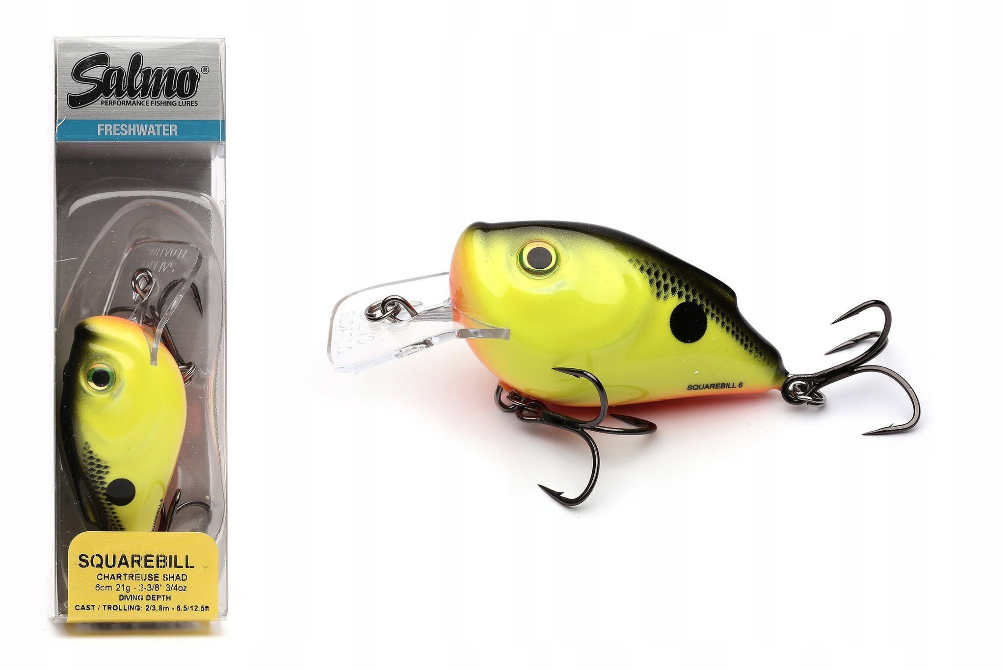Wobler Salmo Squarebill F 6,0cm QSQ010
