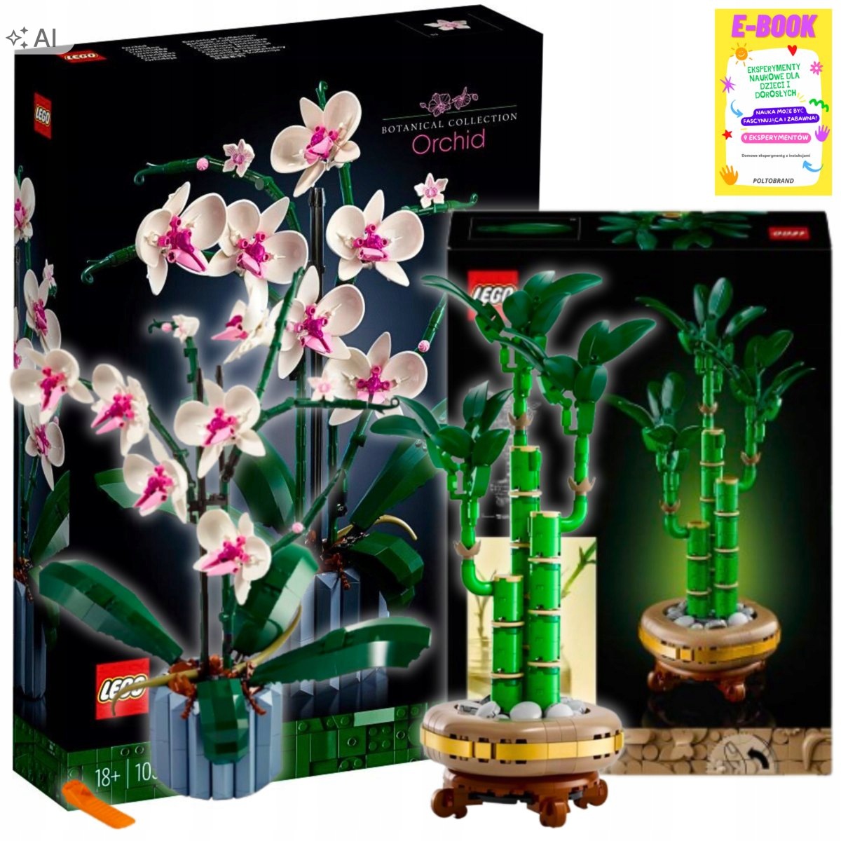 Lego Kwiaty Botanicals Icons Orchidea Duża Bambus Dla Niej Ebook