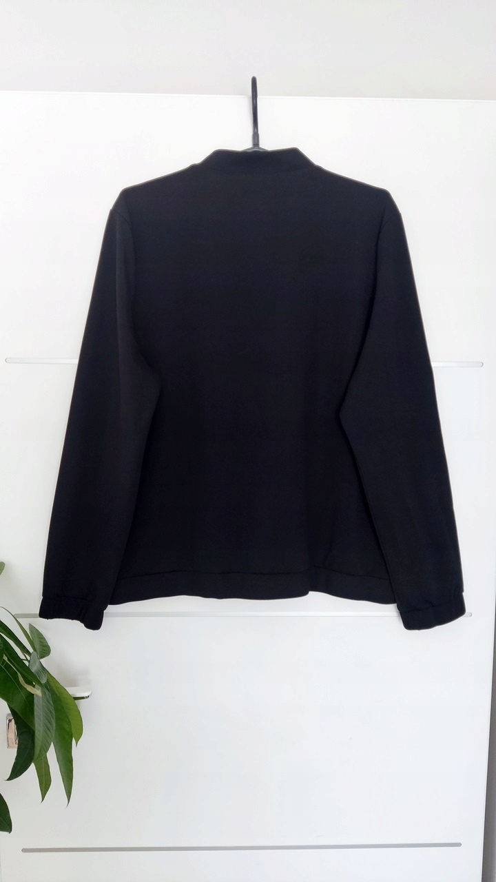 KURTKA BLUZA BOMBERKA ROZPINANA CZARNA HAFTY 46-48 Kolor czarny