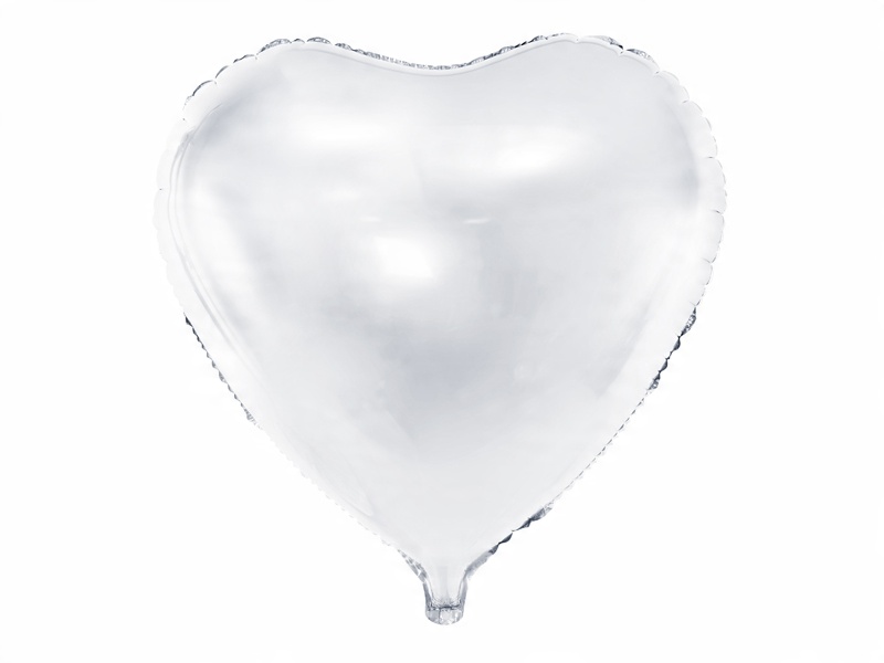 

Balon foliowy Serce Białe- 45cm