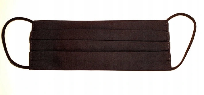 

Maseczka Wielorazowa Bawełniana.Czarna.Harmonijka.