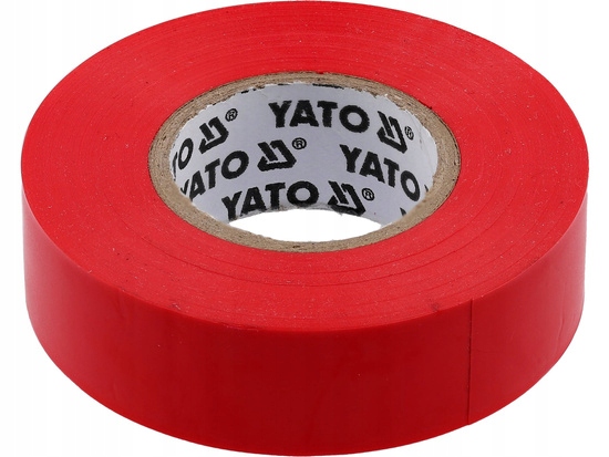 Taśma Elektroizolacyjna 19MMX20MX0,13MM, Czerwona YT-8166 Yato