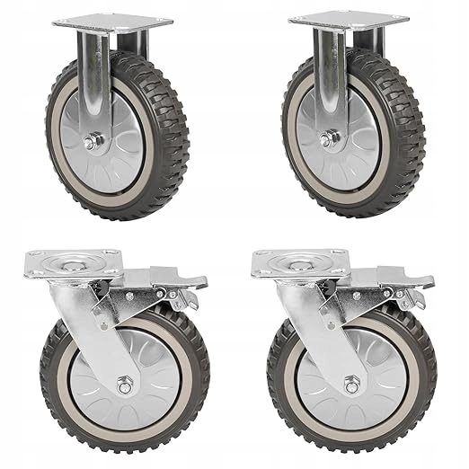 Nejlevnější 4 ks 20 cm otočná kolečka, odolná průmyslová kola T603