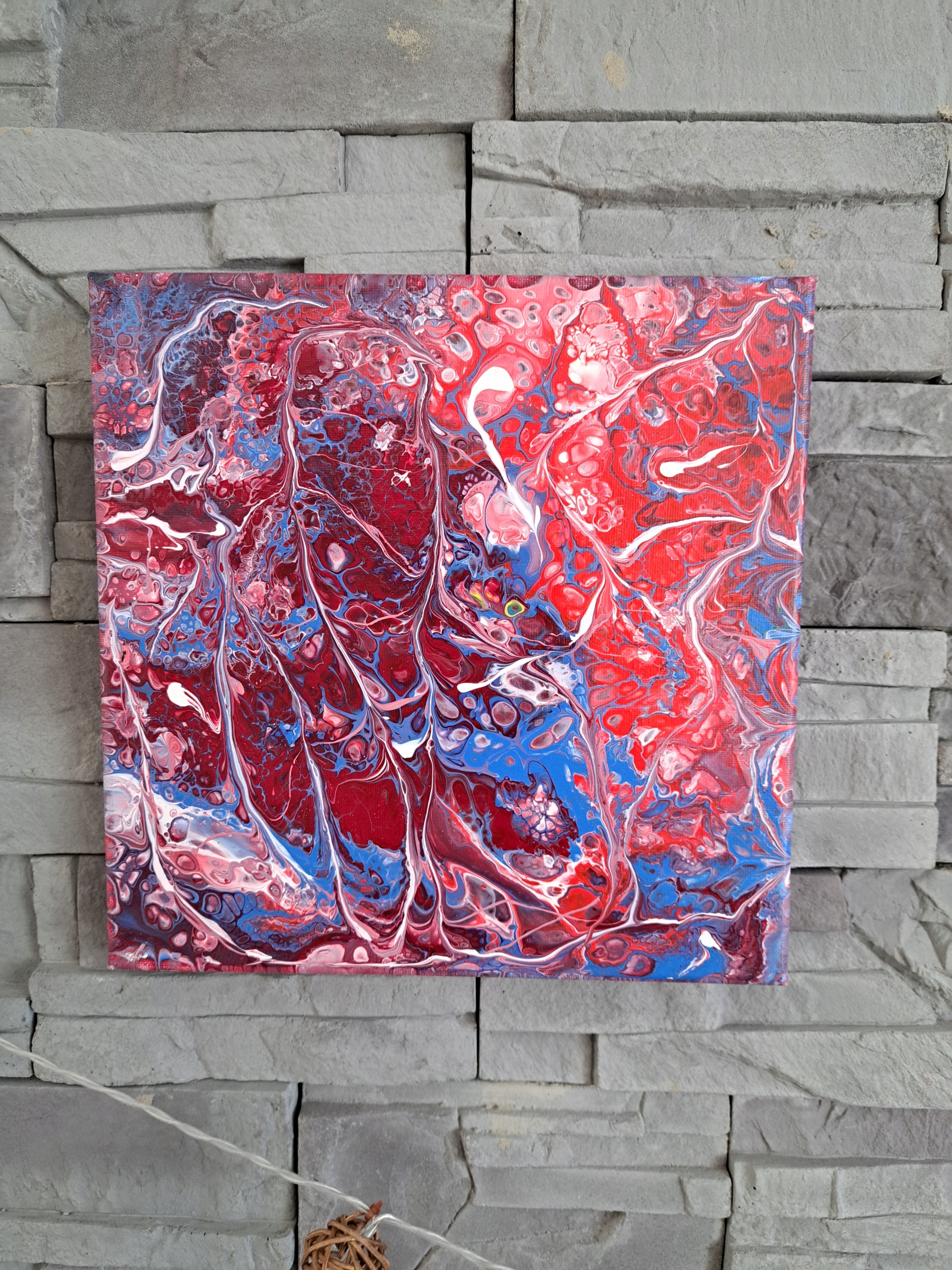 Unikátní obraz ručně malovaný autorský pouring 25/25