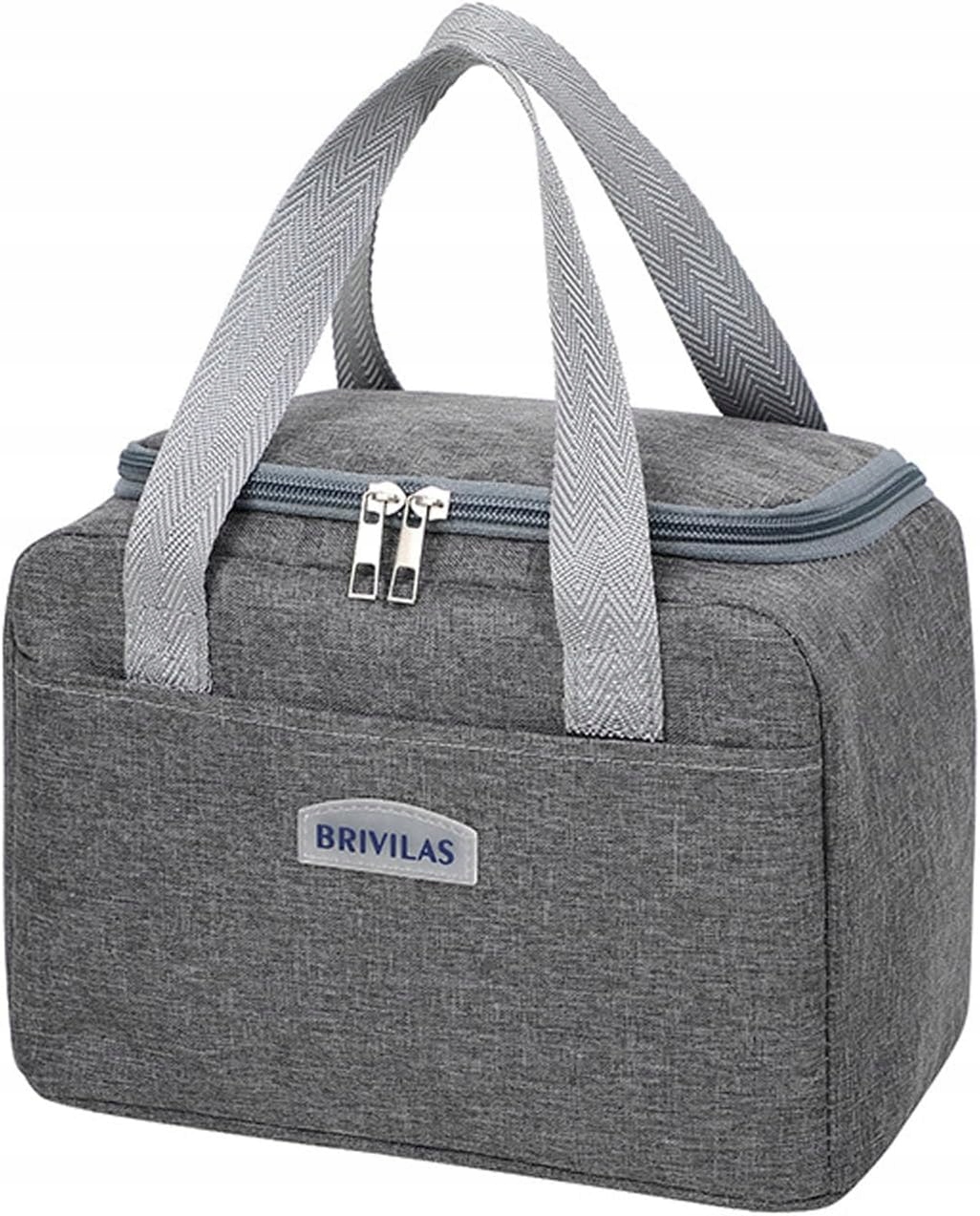 Torba termiczna Izolacyjna Lunch Box 7L Szara Torebka Termoizolacyjna