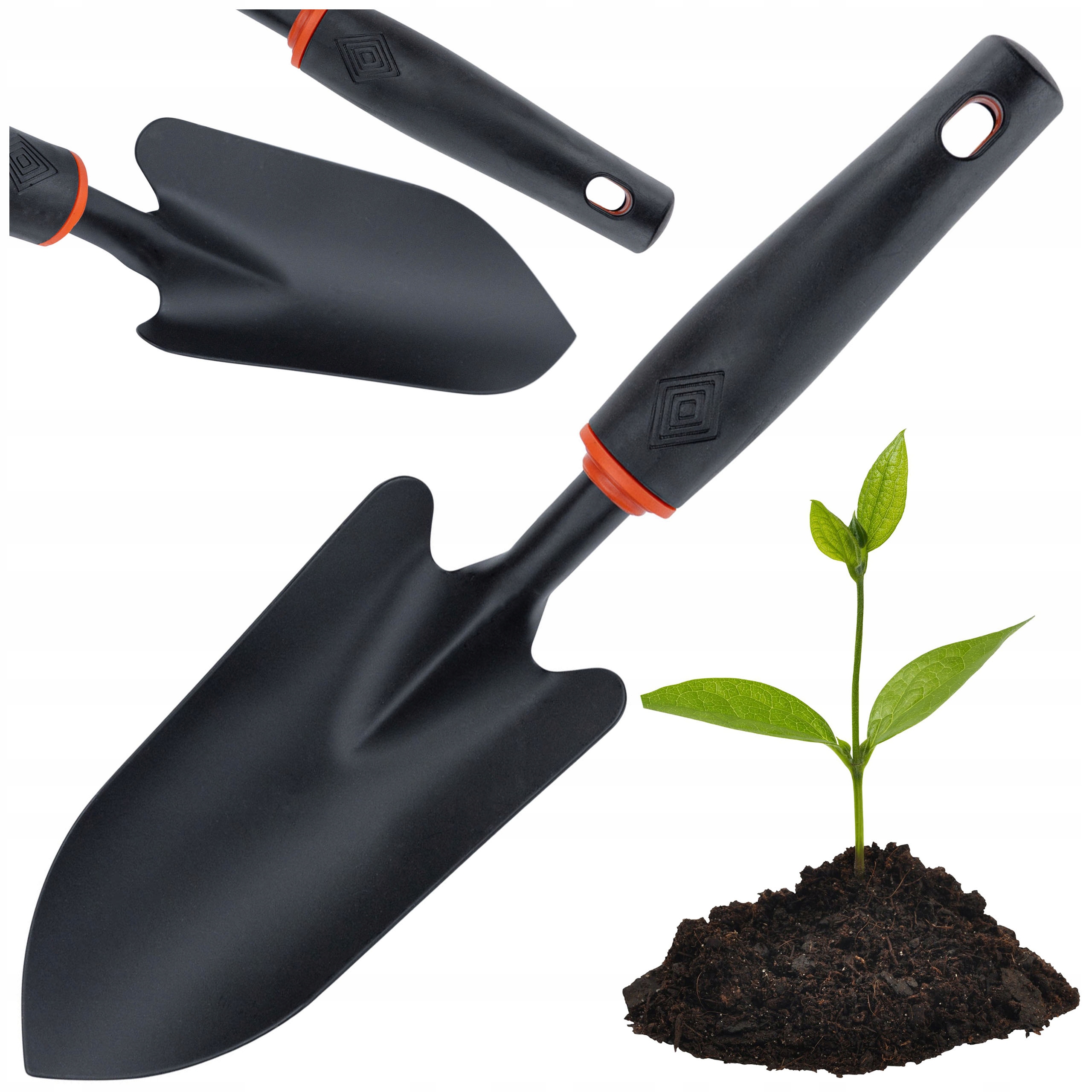 ŁOPATKA OGRODOWA METALOWA DO PRZESADZANIA ROŚLIN MOCNA OGRODNICZA