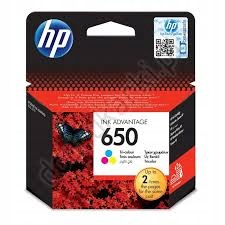 Tusz Hp 650 Cmy Oryginał
