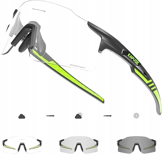 Cyklistické brýle Kapvoe fotochromatické Mtb sluneční,