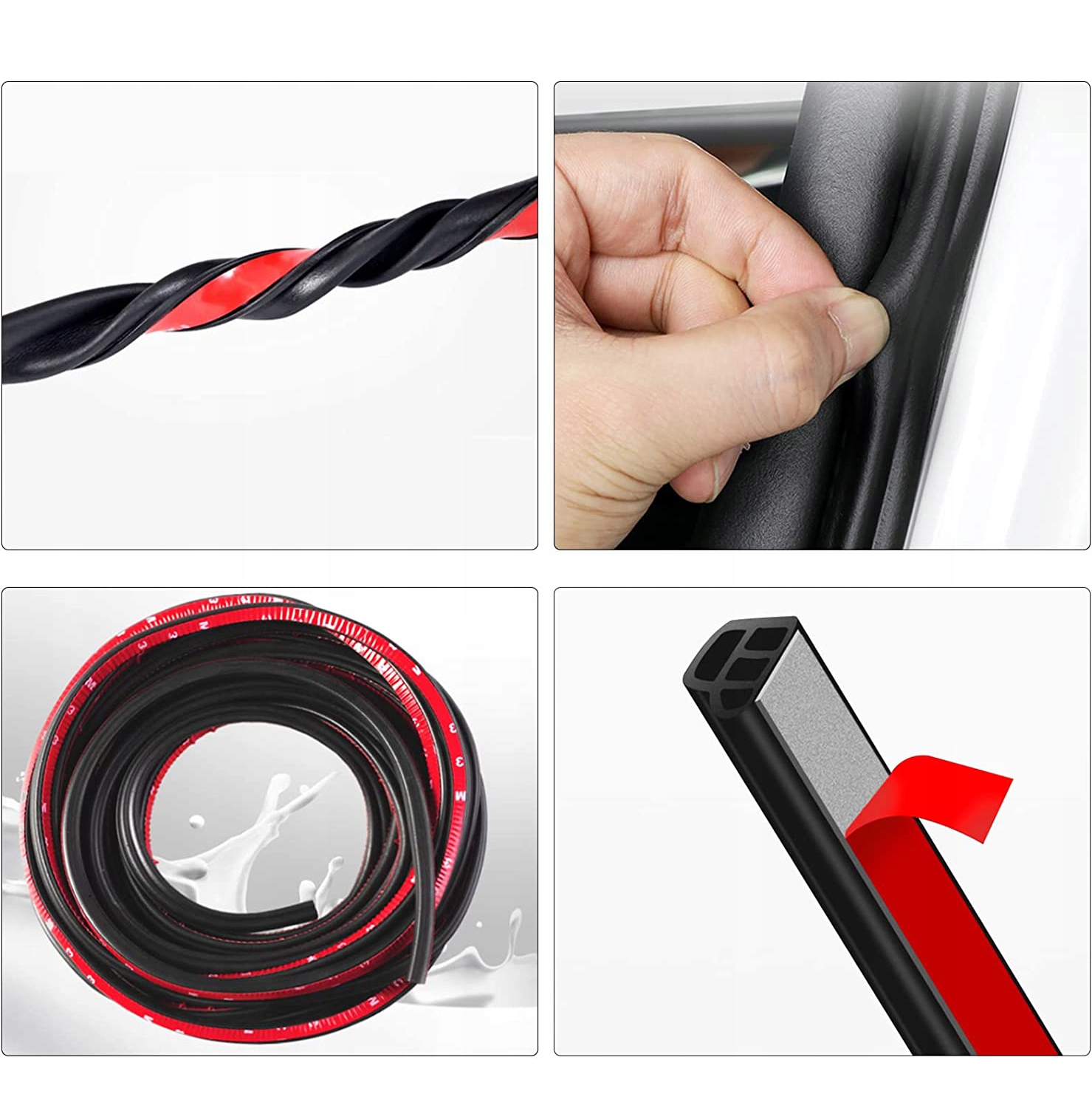 Gumowy Odciąg Uszczelka Uszczelka Okna Samochodu Producent części Inny