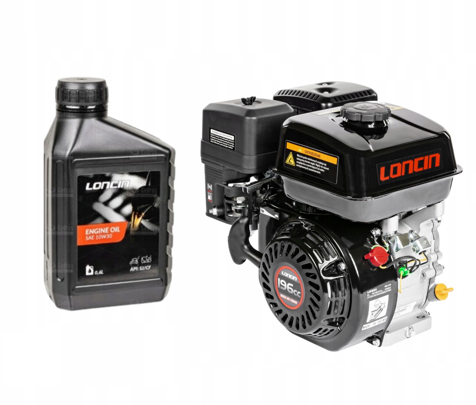 SILNIK LONCIN G200F-R-S WAŁ POZIOMY TYP R 19,05 mm ZAGĘSZCZAKI GLEBOGRYZARK