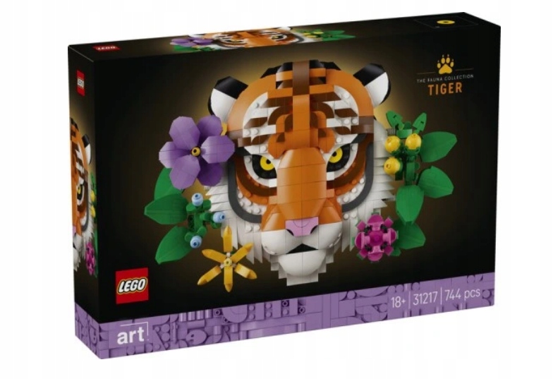 Lego 31217 Art Sbírka Zvířat Tygr
