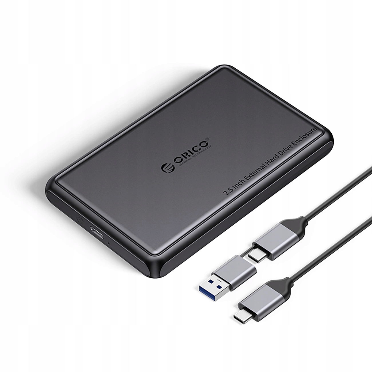 Kieszeń dyskowa Orico DDL25- C3 2,5" Hdd/ Ssd Usb- C 5Gb/ s czarna Orico