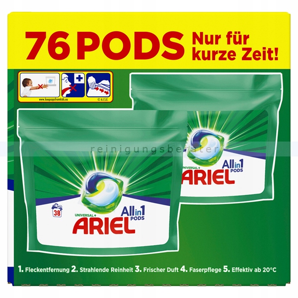 Ariel Kapsle ALLin1 Pods Universal 2x38P= 76 Ks De univerzální